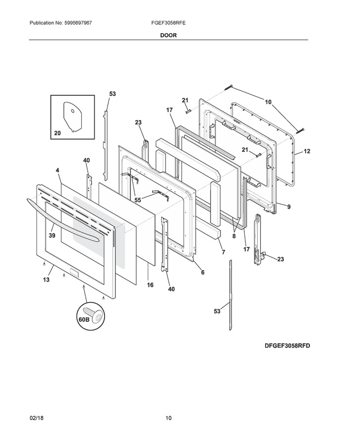 Diagram for FGEF3058RFE