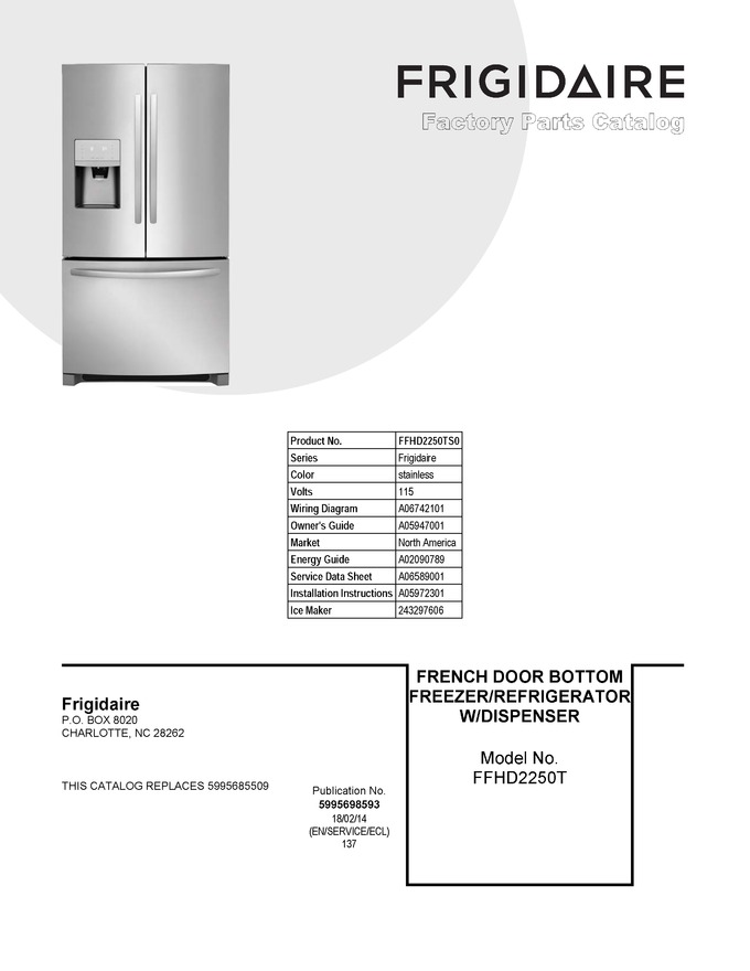 Diagram for FFHD2250TS0