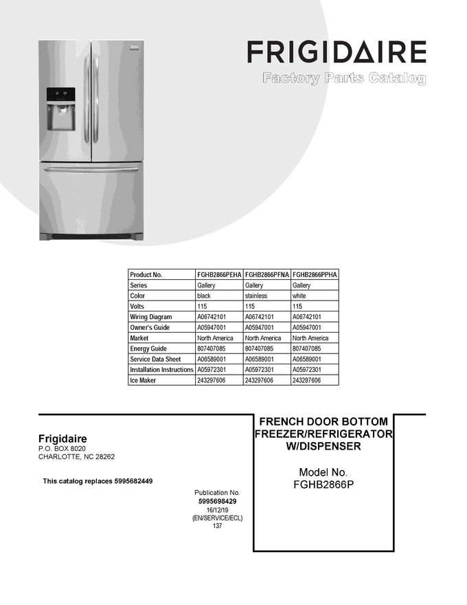 Diagram for FGHB2866PPHA