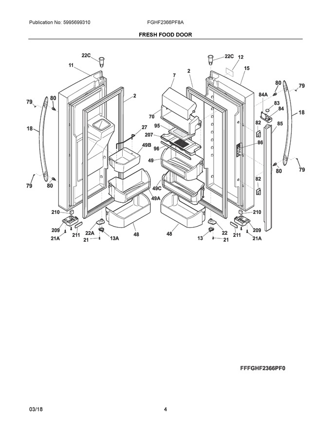 Diagram for FGHF2366PF8A