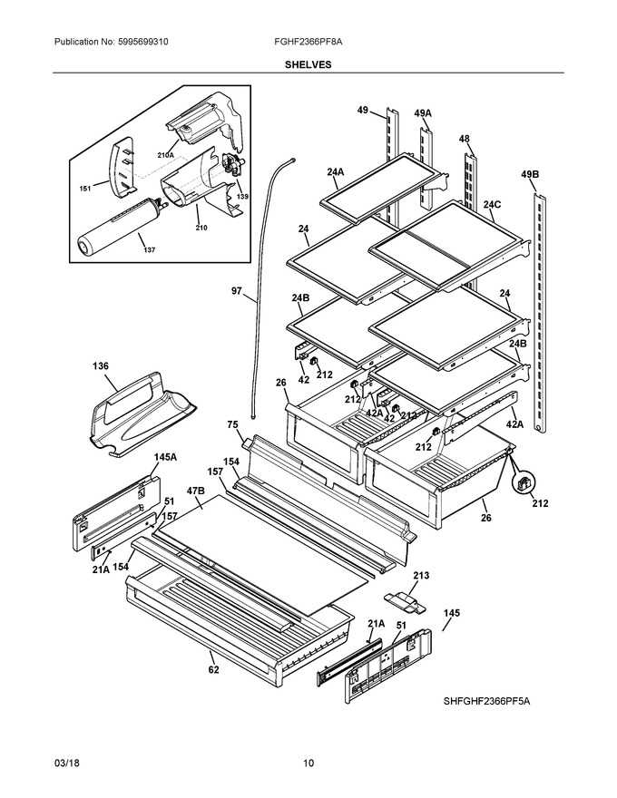 Diagram for FGHF2366PF8A