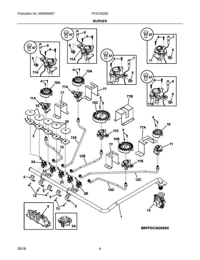 Diagram for FFGC3626SWC