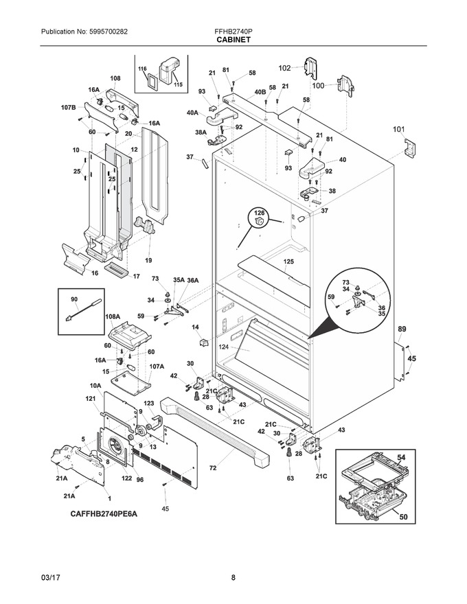 Diagram for FFHB2740PEDA