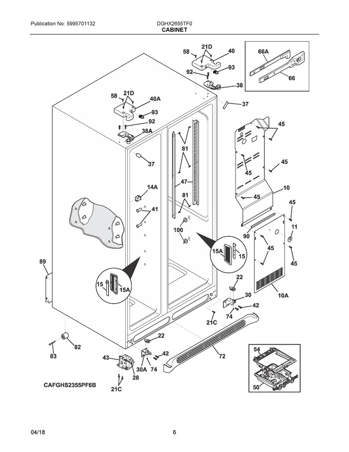 Diagram for DGHX2655TF0