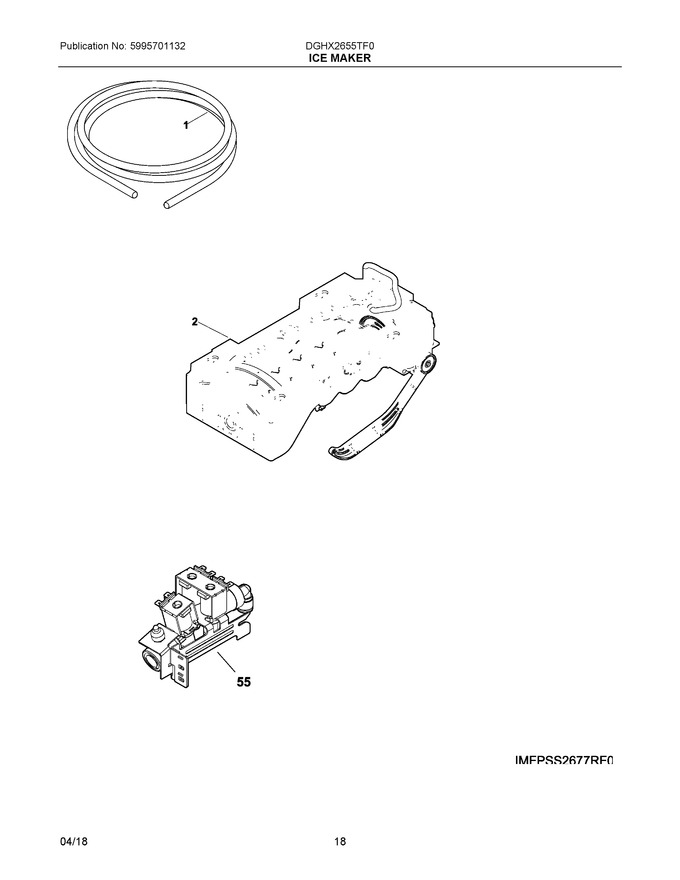 Diagram for DGHX2655TF0