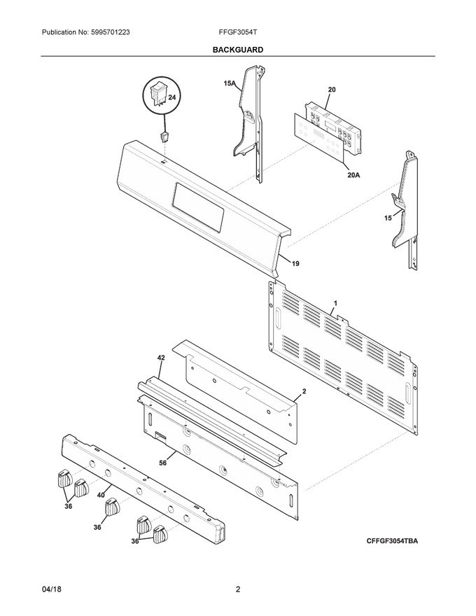 Diagram for FFGF3054TWB