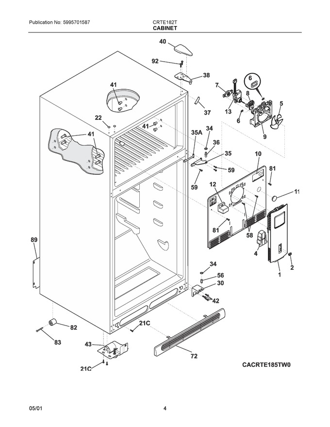 Diagram for CRTE182TB1