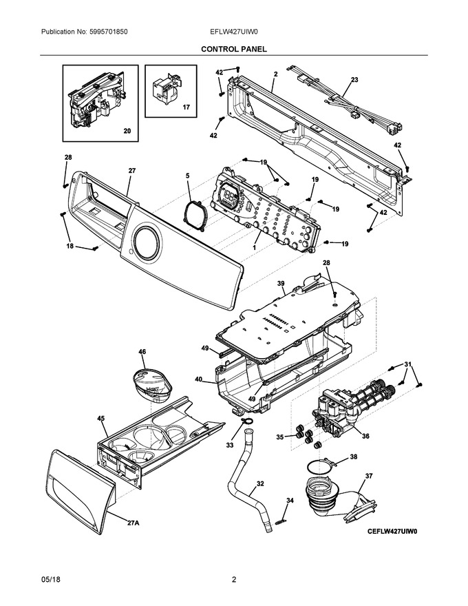 Diagram for EFLW427UIW0