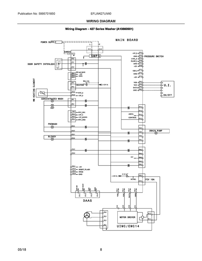 Diagram for EFLW427UIW0