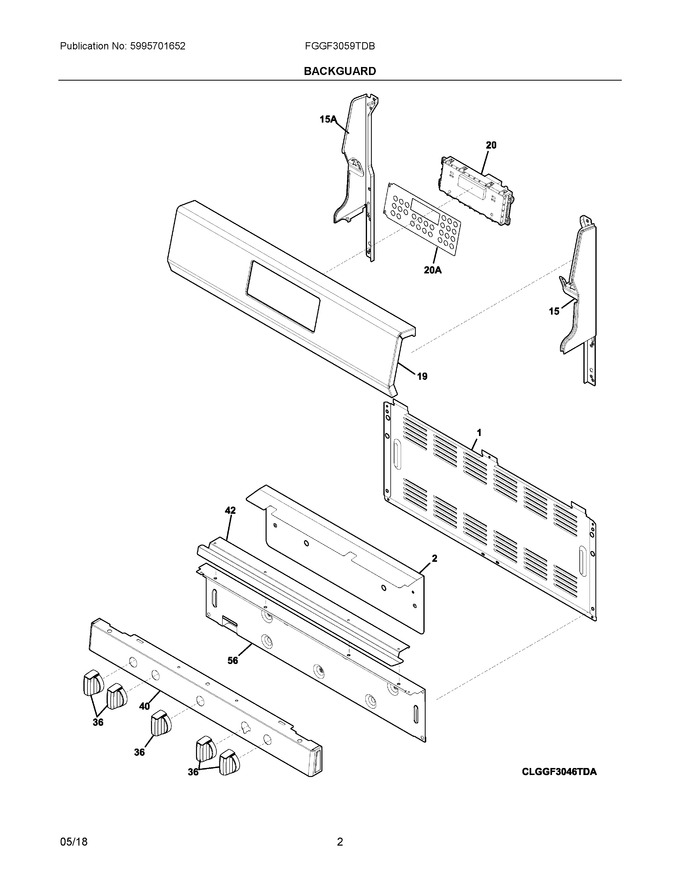 Diagram for FGGF3059TDB