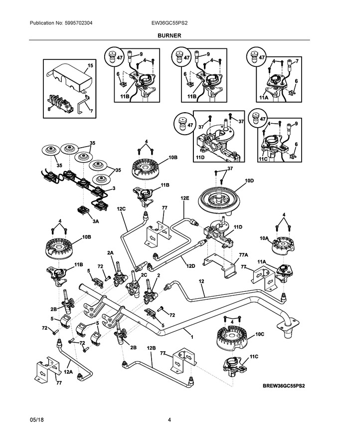 Diagram for EW36GC55PS2