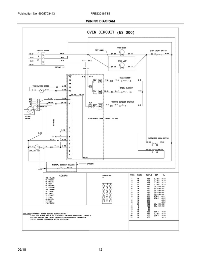 Diagram for FFES3016TSB