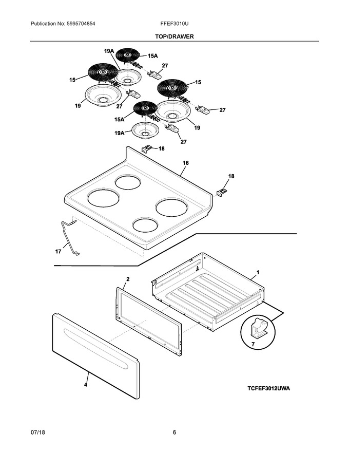 Diagram for FFEF3010UWA