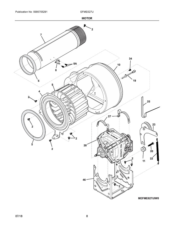 Diagram for EFME527UIW0