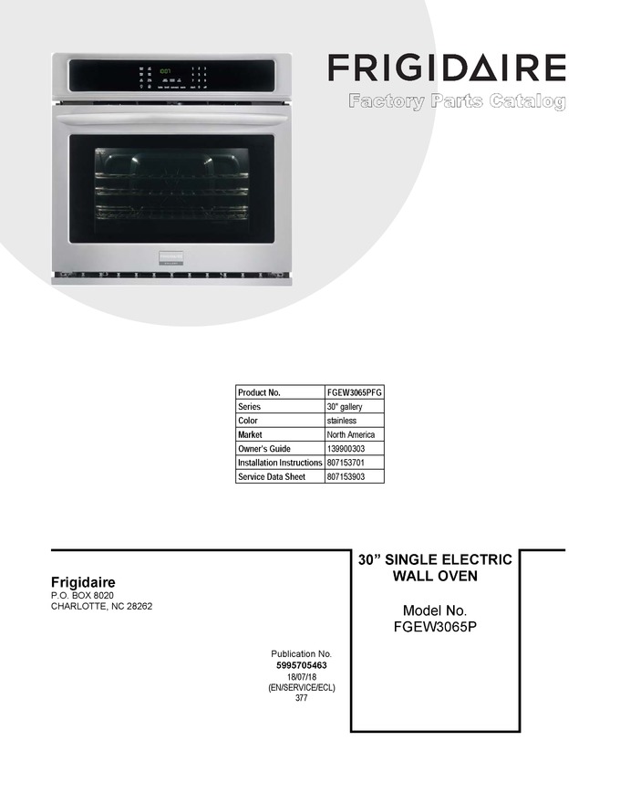 Diagram for FGEW3065PFG