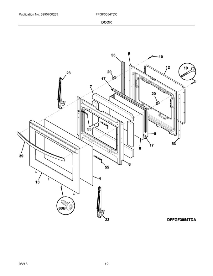 Diagram for FFGF3054TDC