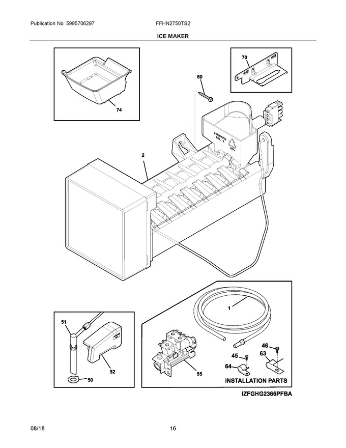 Diagram for FFHN2750TS2