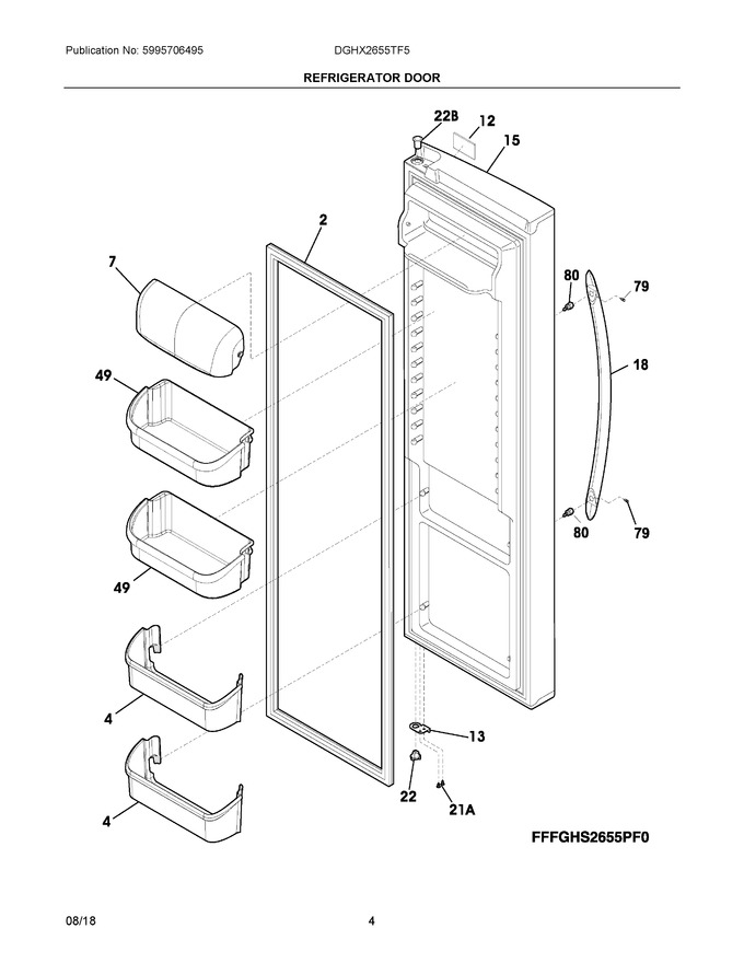 Diagram for DGHX2655TF5