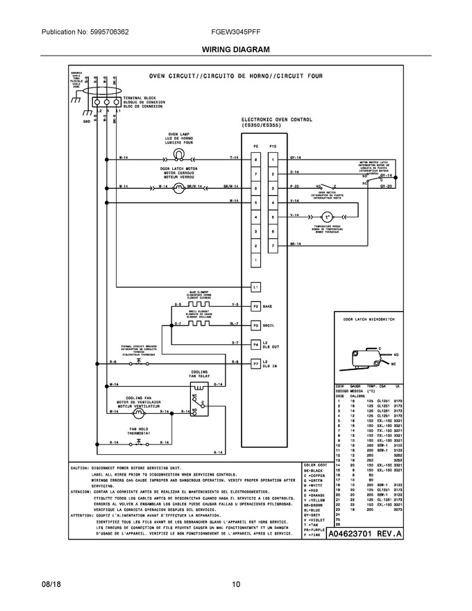 Diagram for FGEW3045PFF