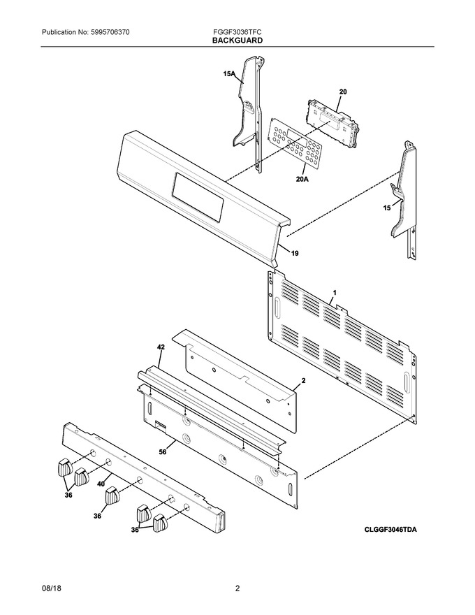 Diagram for FGGF3036TFC