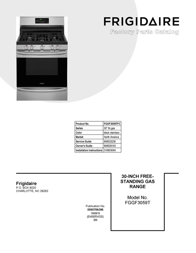 Diagram for FGGF3059TFC