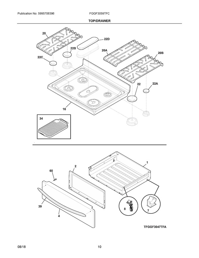 Diagram for FGGF3059TFC