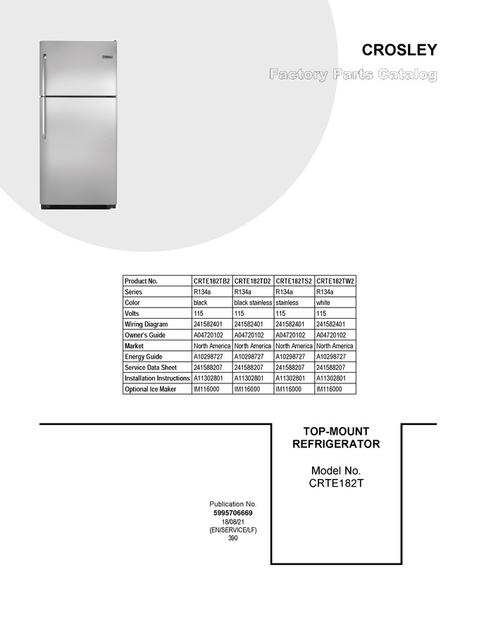 Diagram for CRTE182TB2