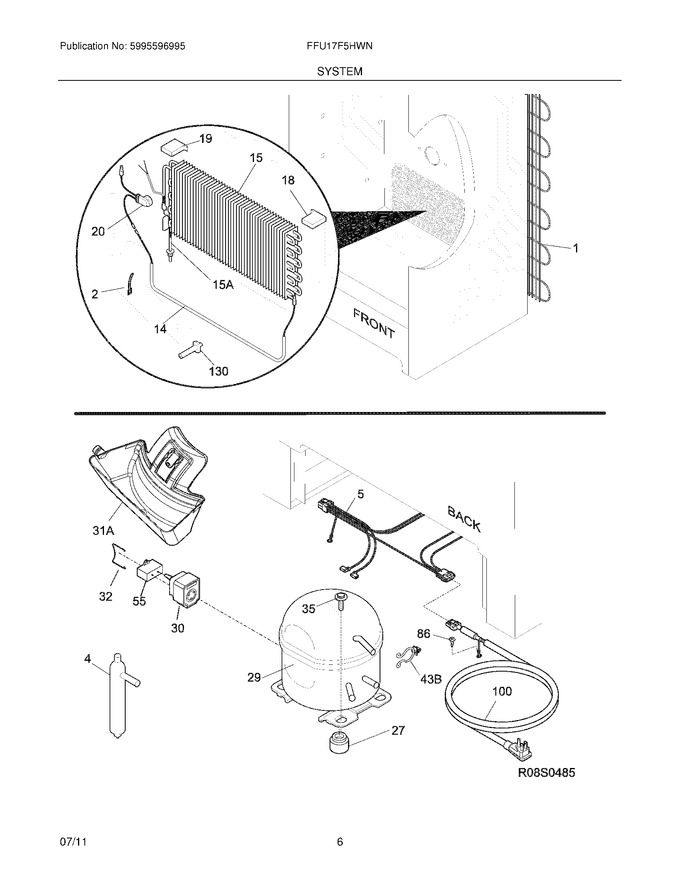 Diagram for FFU17F5HWN