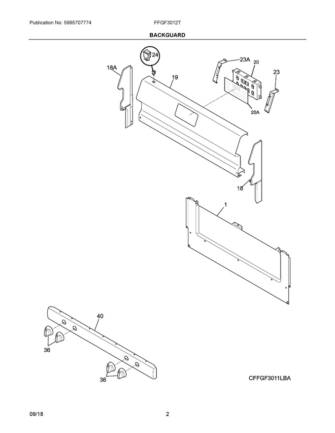 Diagram for FFGF3012TBA