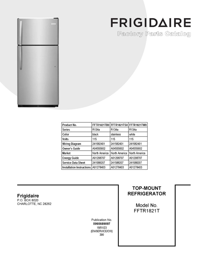 Diagram for FFTR1821TS0