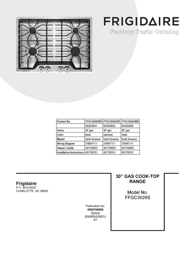 Diagram for FFGC3026SWD