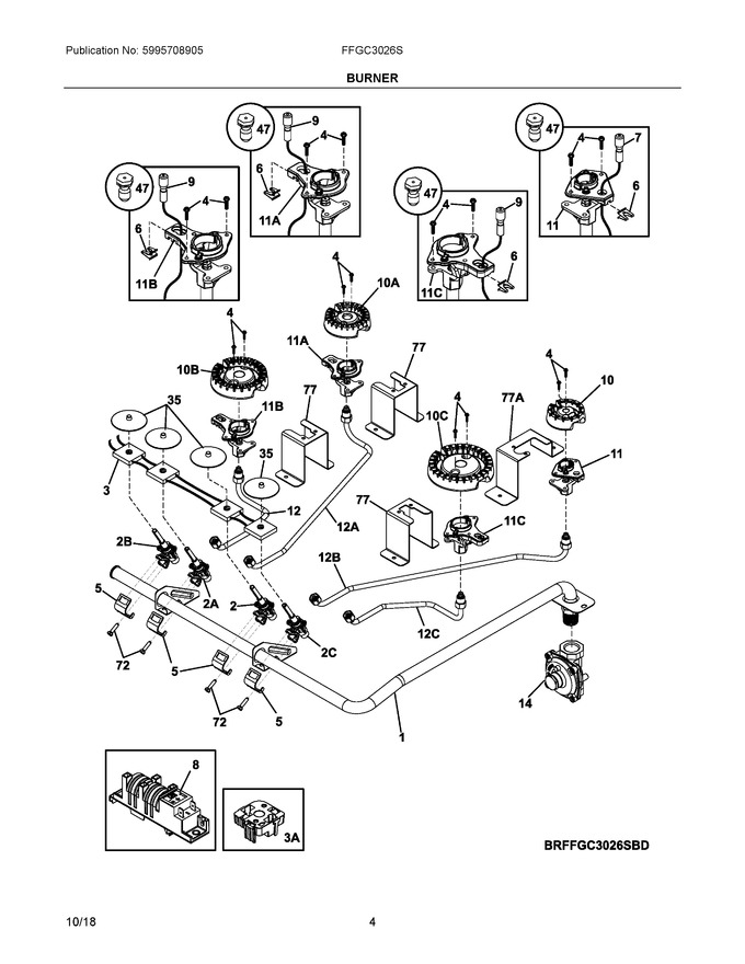 Diagram for FFGC3026SWD