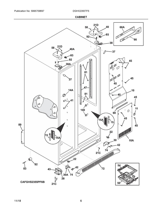 Diagram for DGHX2355TF5