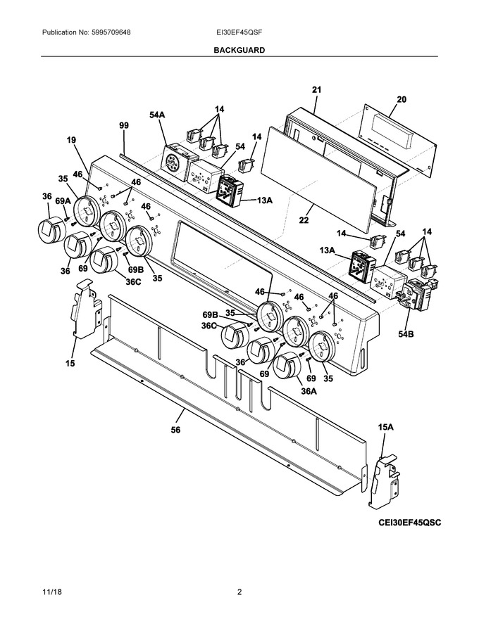 Diagram for EI30EF45QSF