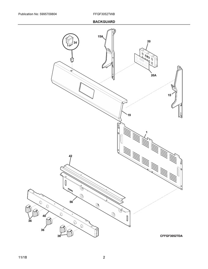 Diagram for FFGF3052TWB