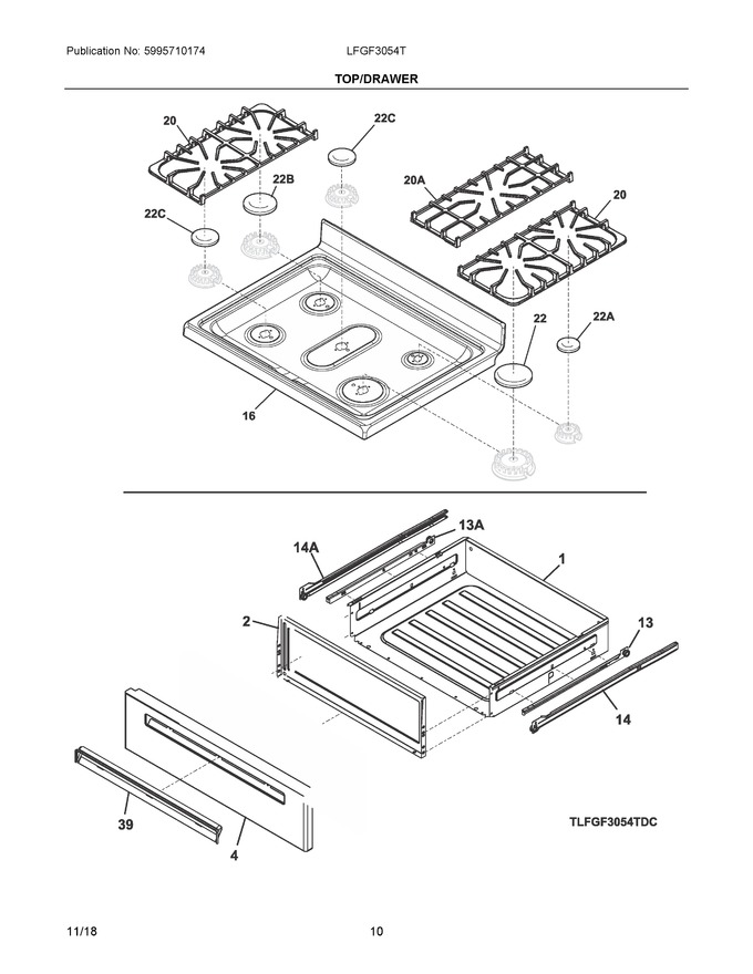 Diagram for LFGF3054TFC