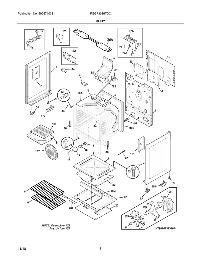 Diagram for FGGF3036TDC