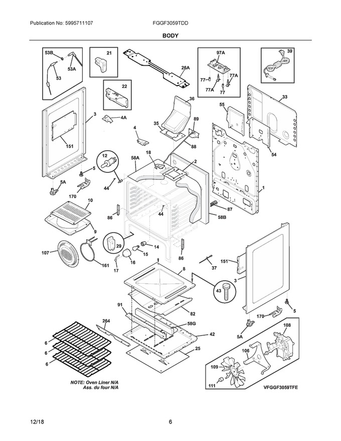 Diagram for FGGF3059TDD