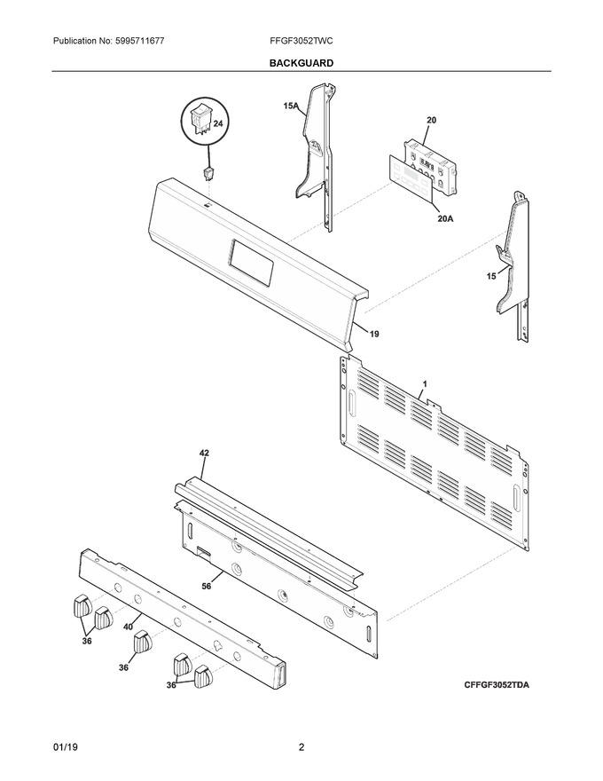 Diagram for FFGF3052TWC