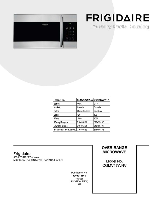 Diagram for CGMV17WNVFA