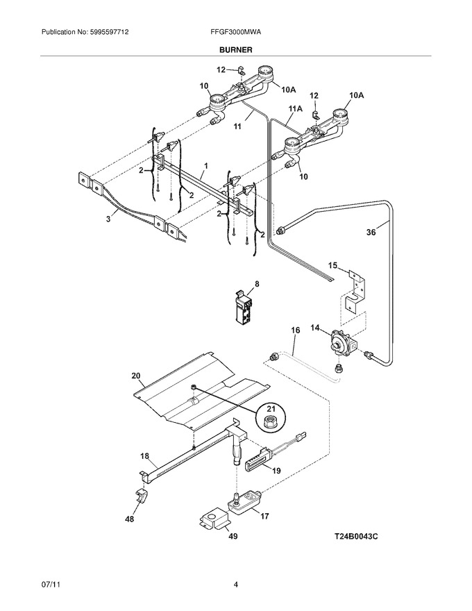 Diagram for FFGF3000MWA