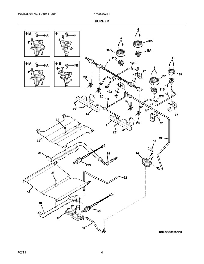 Diagram for FFGS3026TBA