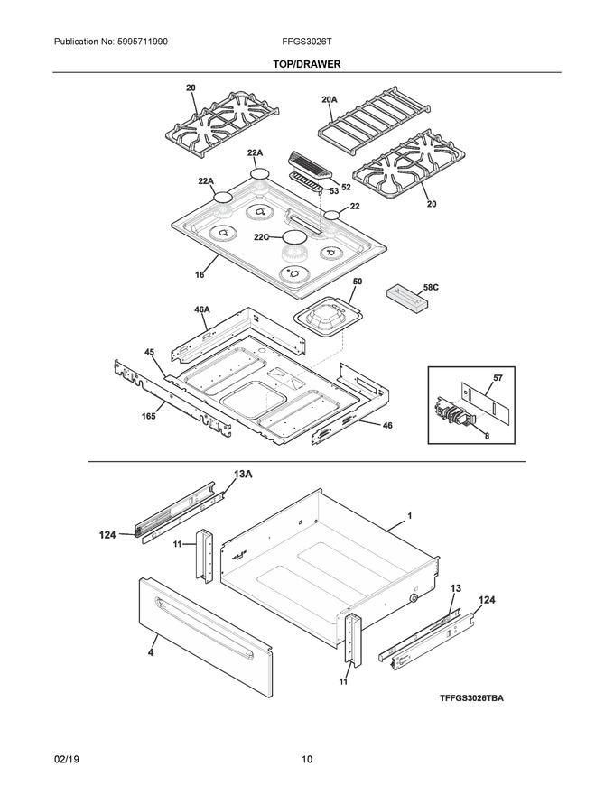 Diagram for FFGS3026TWA