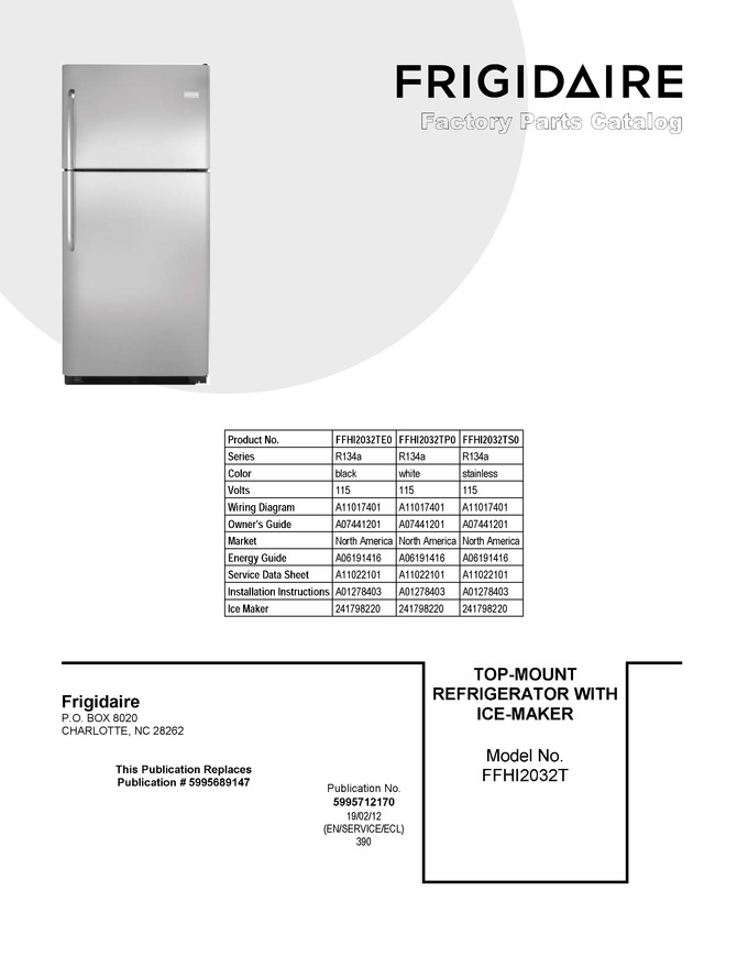 Diagram for FFHI2032TS0