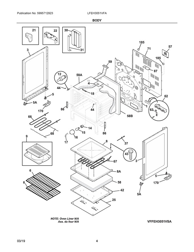 Diagram for LFEH3051VFA