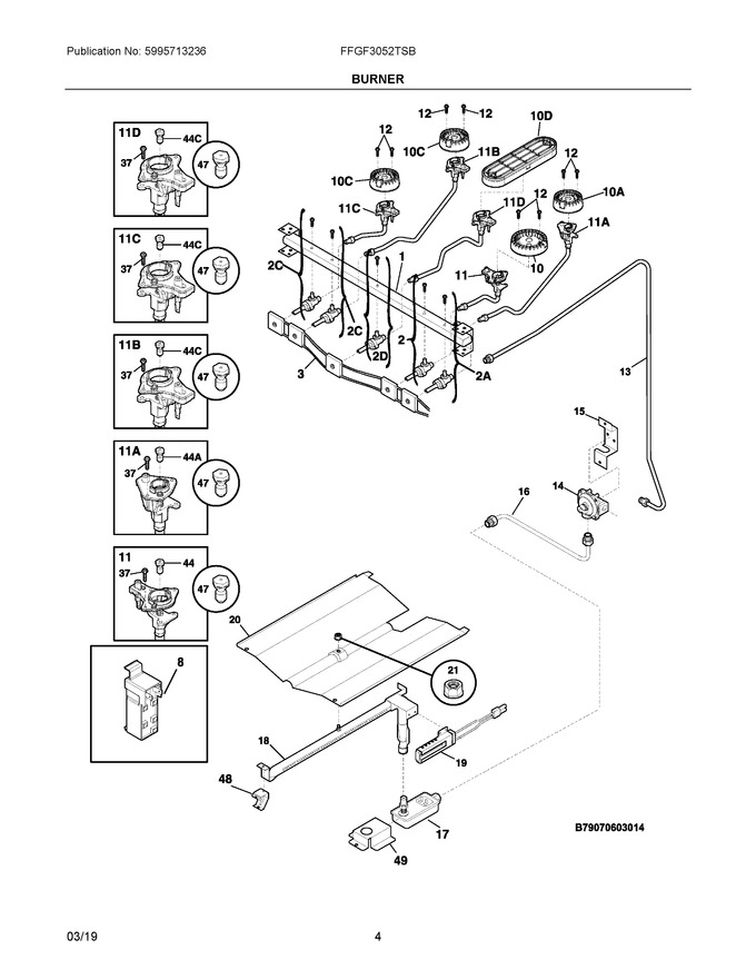 Diagram for FFGF3052TSB