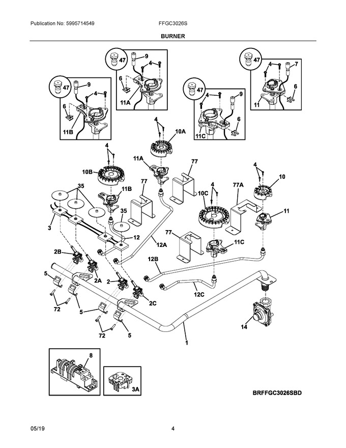 Diagram for FFGC3026SBE