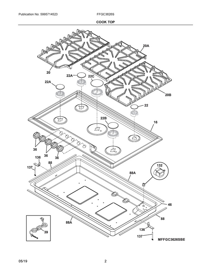 Diagram for FFGC3626SBE