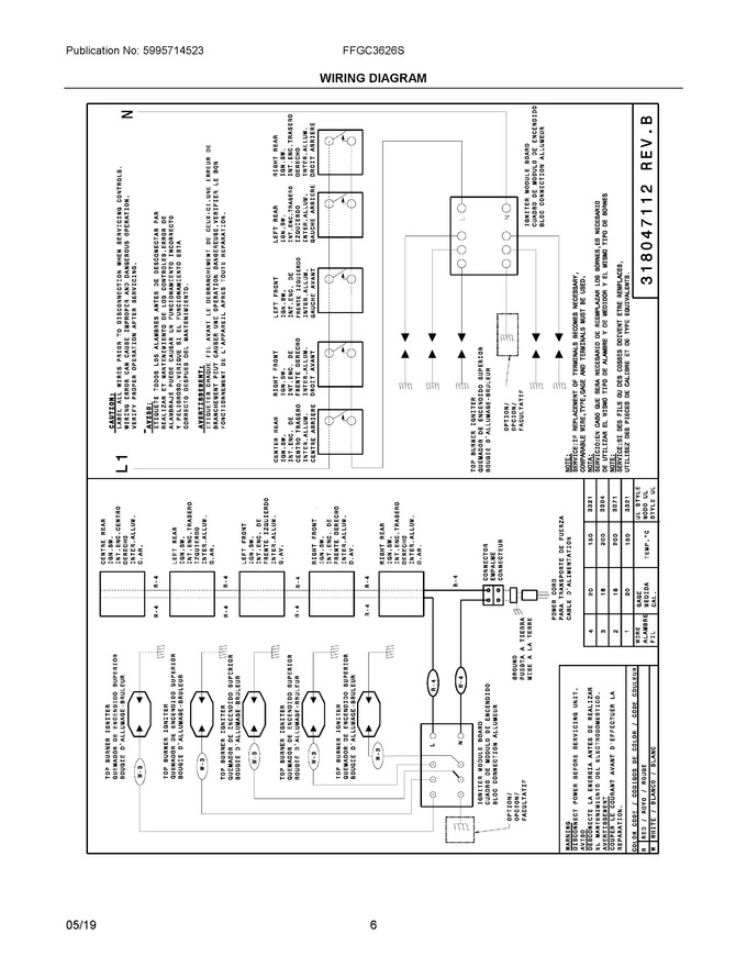 Diagram for FFGC3626SBE