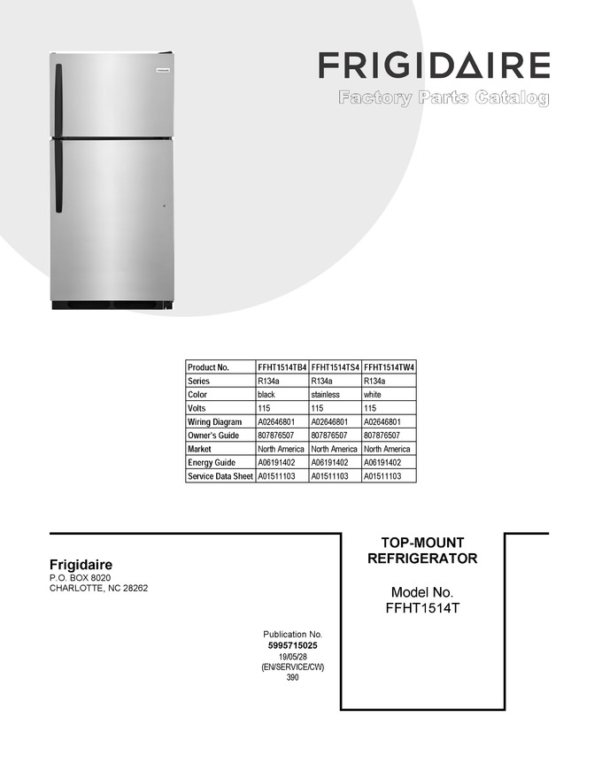 Diagram for FFHT1514TB4